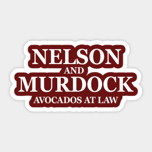 Avocados at Law Sticker